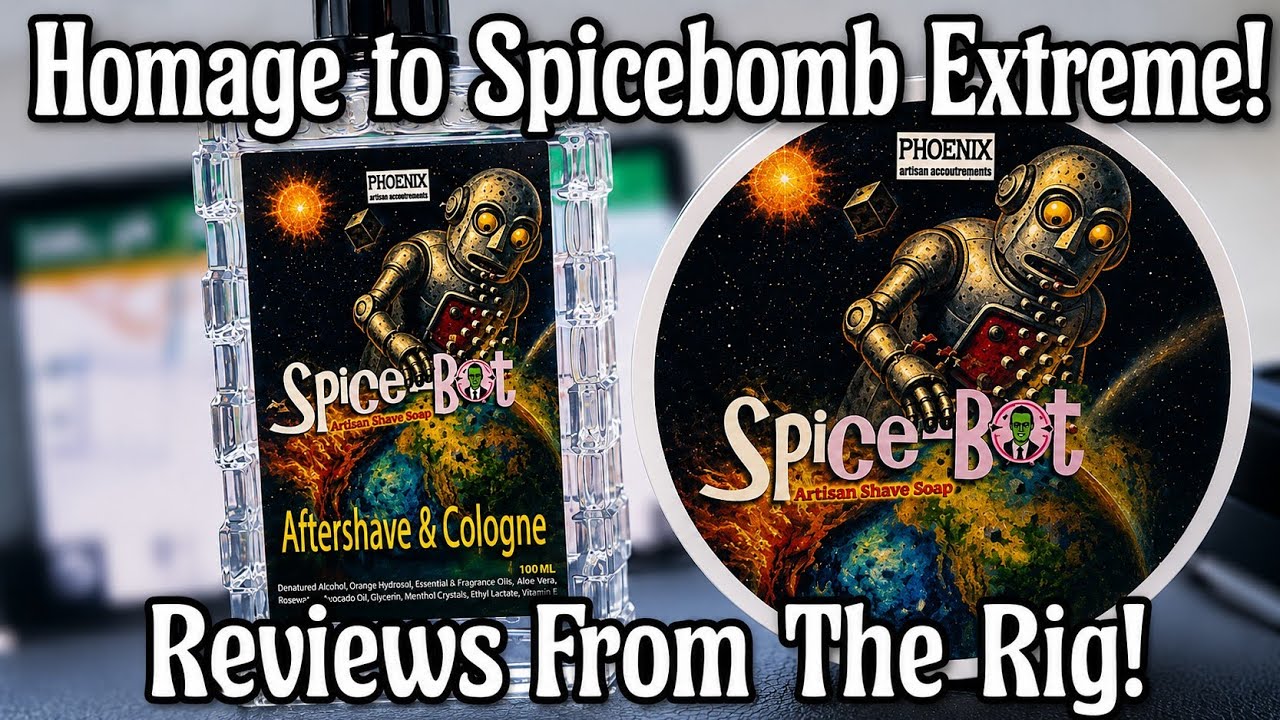 SPICE BOT от PHOENIX SHAVING!!! Дань уважения Spicebomb Extreme от Viktor & Rolf.