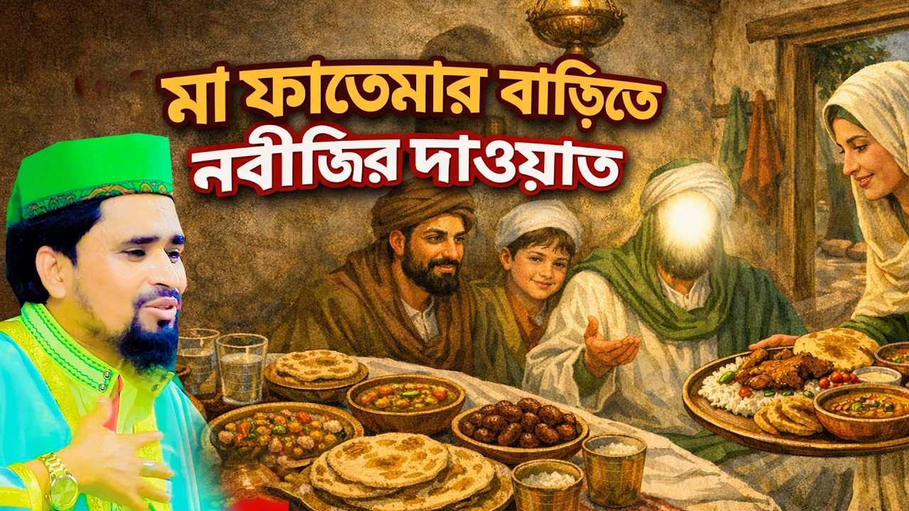 মা ফাতেমার বাড়িতে নবীজির দাওয়াত, Mawlana Mosharof Hosen Salauddin | নতুন ওয়াজ ২০২৬ | Al Jannat TV