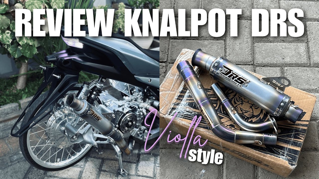 REVIEW KNALPOT DRS VIOLLA STYLE PASANG KE AEROX🤩