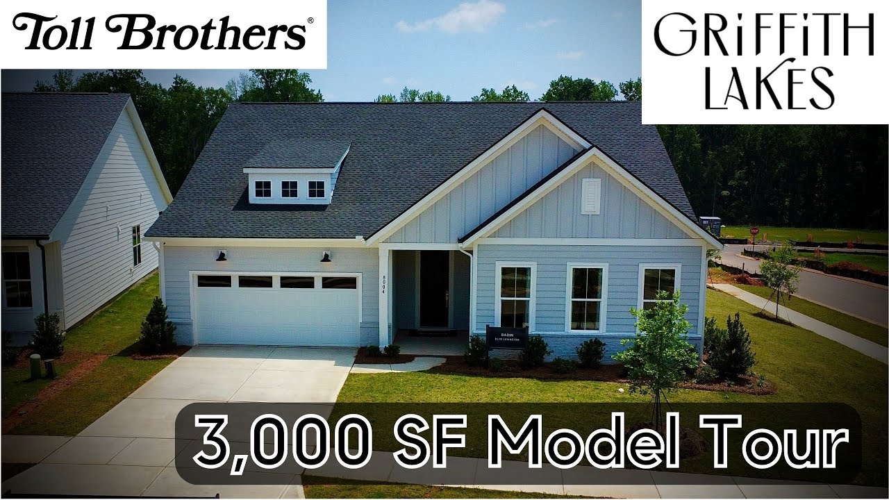 Charlotte, NC | Griffith Lakes by Toll Brothers | Badin Model Home Tour | Preserve Collection