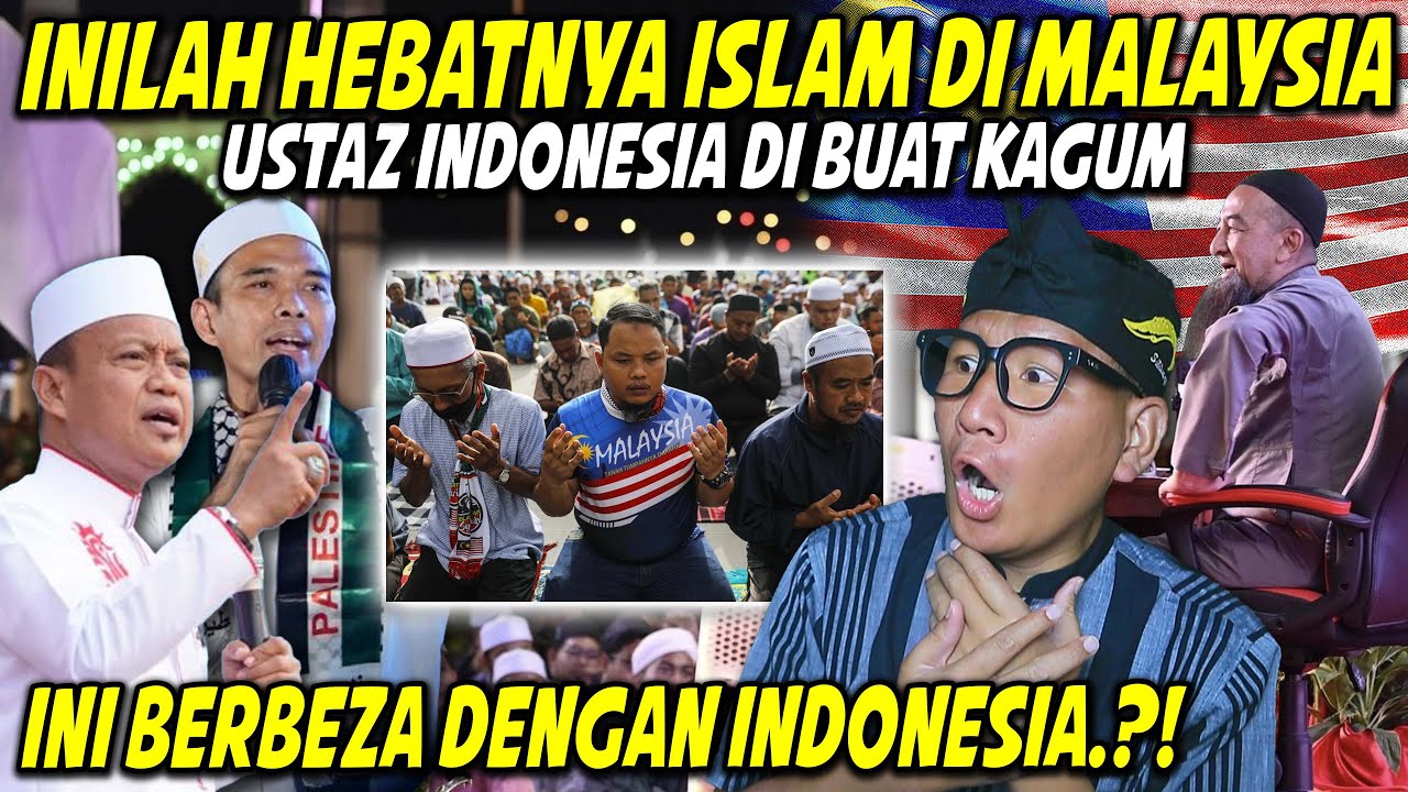MASYALLAH❗USTAZ INDONESIA CAKAP HEBATNYA ISLAM MALAYSIA⁈ TERNYATA INI BERBEZA DENGAN INDONESIA⁈