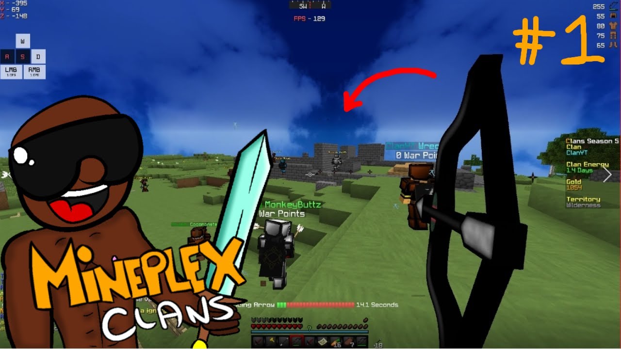 WHAT A GREAT WAY TO START SOTW SO MUCH GEAR! - Mineplex Clans S5 #1