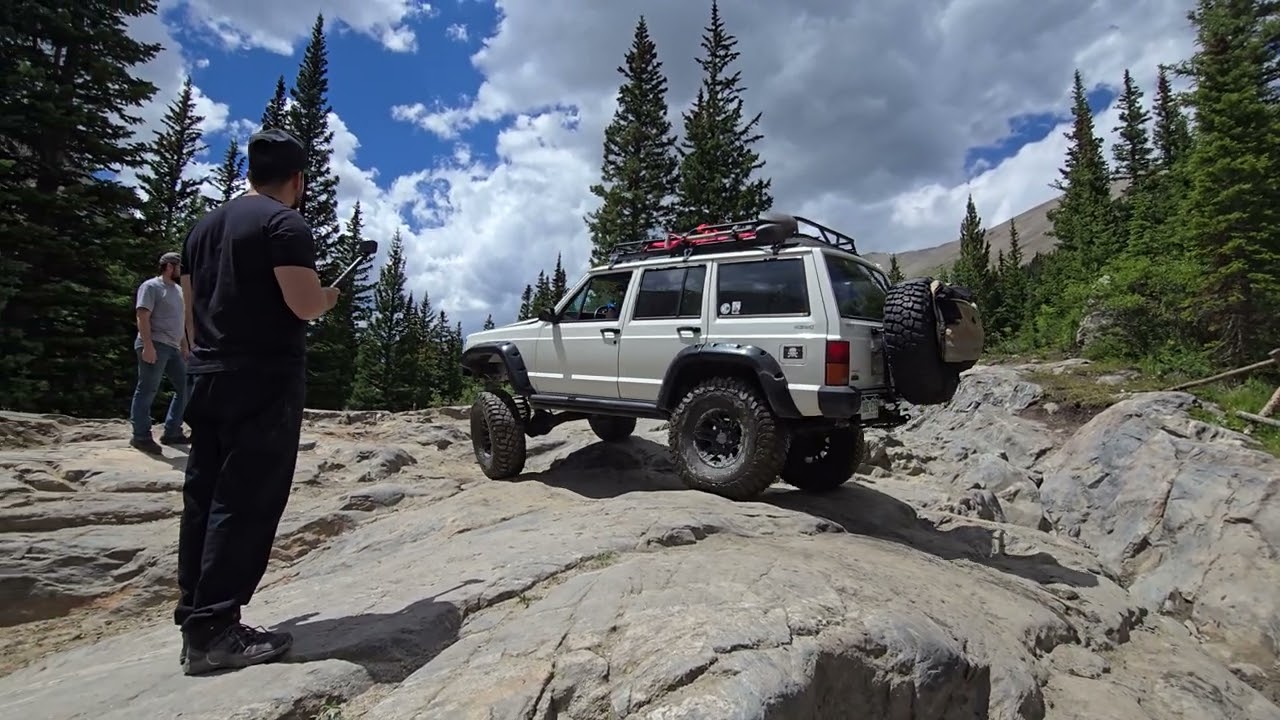 1996 JEEP XJ WHEELER LAKE COLORADO #JEEPXJ #COLORADO 4X4