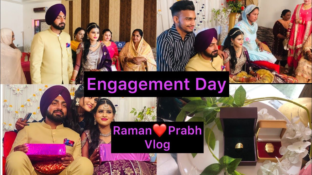 Engagement Day ❤️Raman❤️Prabh insta I’d ramndeepg @Ramangill01 #rg786