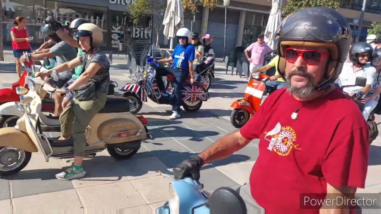 VESPOGENES IGUALADA(1°PARTE) 1°TROBADA VESPAS/MOTOS CLASICAS 28-08-22