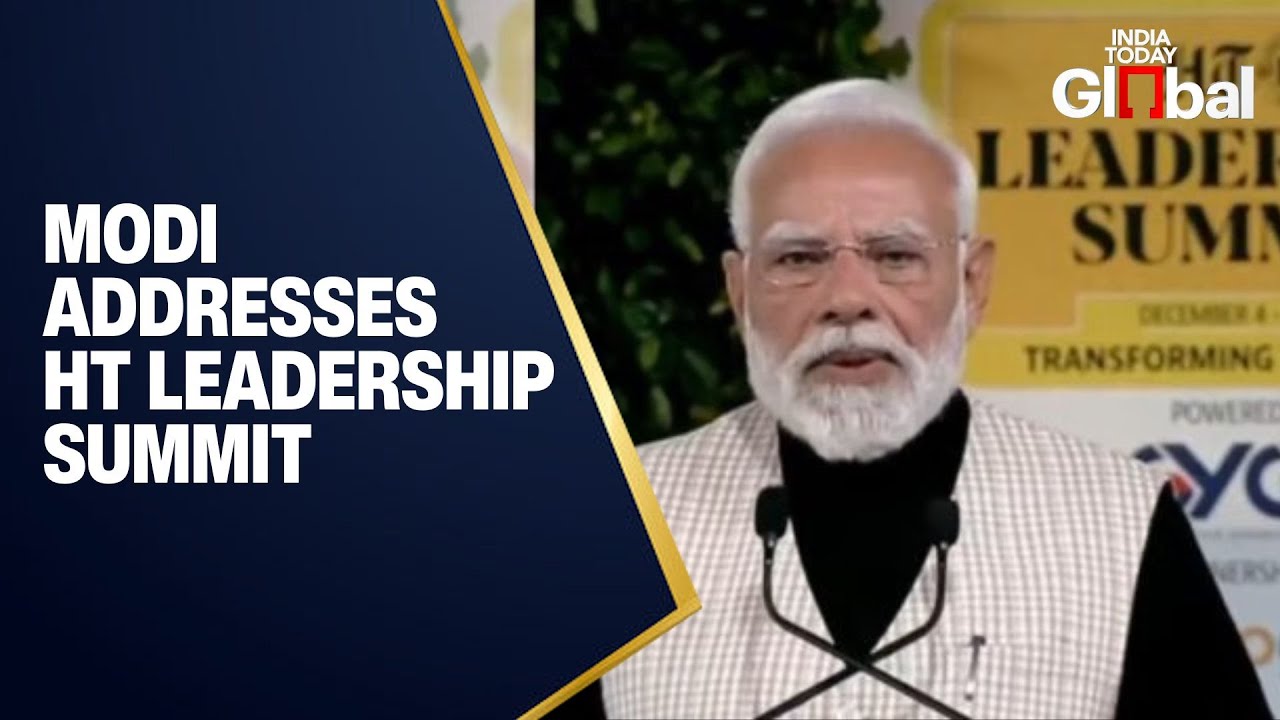 LIVE: PM Modi Delivers Remarks at Hindustan Times Leadership Summit in New Delhi