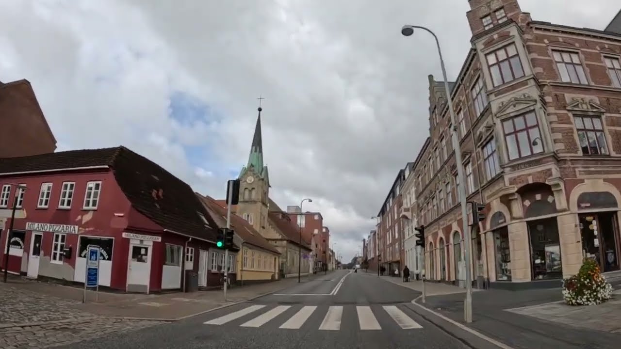 Danemark Fredericia Centre ville Gopro/ Denmark Fredericia City Center Gopro