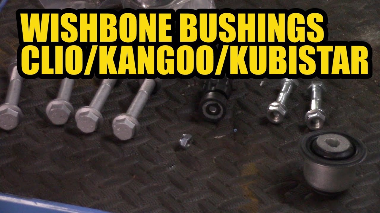 How to replace front wishbone bushings / Arm on Renault Clio 2, Kangoo, Kubistar, Thalia Kubistar.
