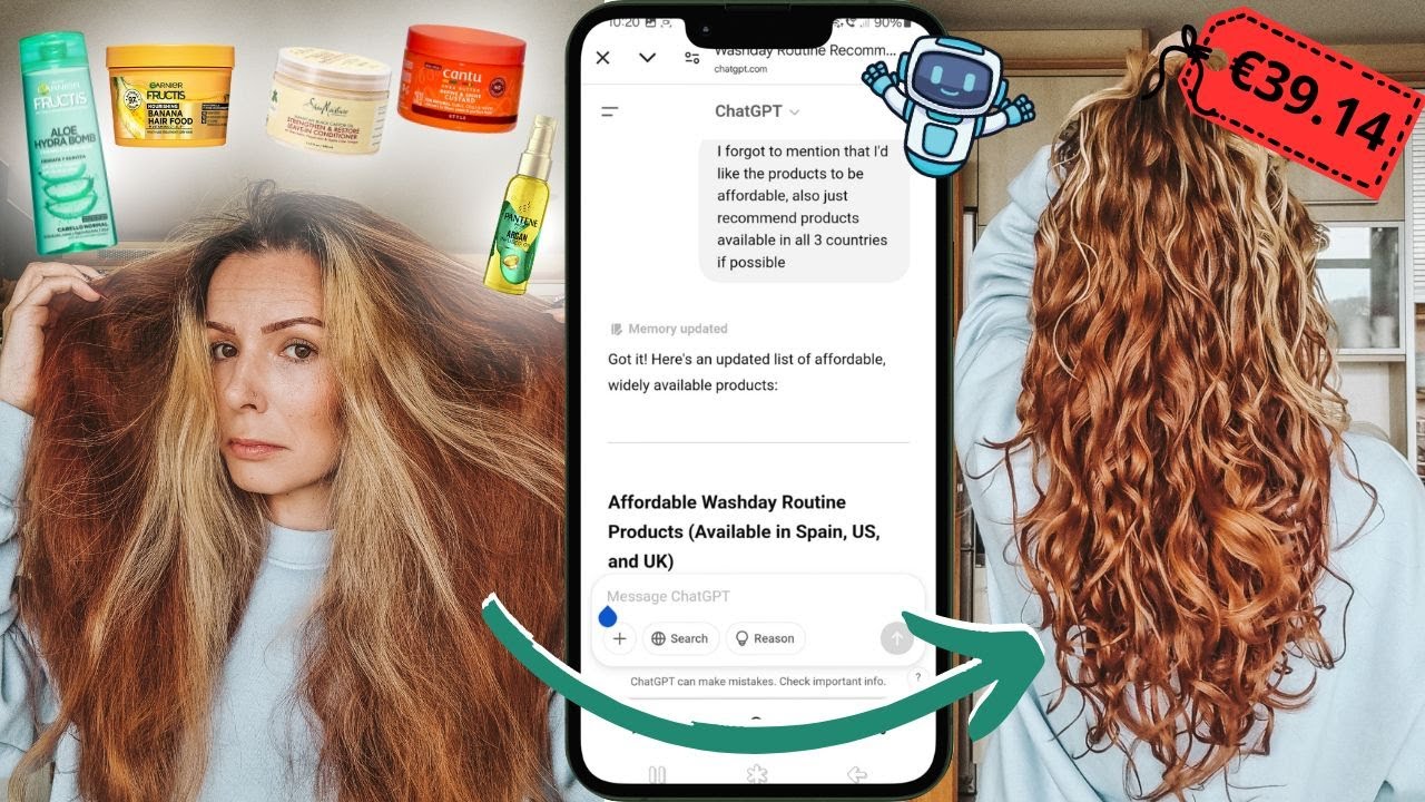 Can chatgpt pick the perfect products for my wavy hair?? 😅 Let's find out...