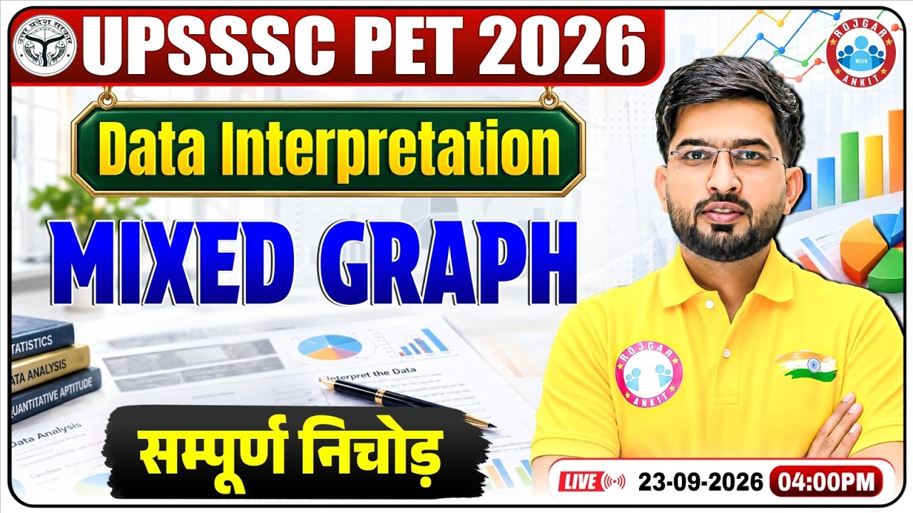 UPSSSC PET 2026 Maths | Mixed Graph DI Complete Revision | DI Short Trick + Questions | PET DI