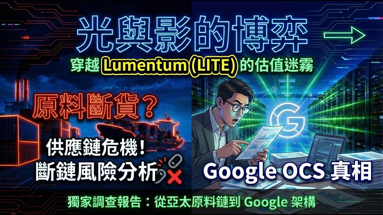 除了關注 NVDA之外！這檔「光通訊隱形冠軍 Lumentum (LITE)」才是 AI 算力真正的富爸爸？2026 爆發前夜的秘密佈局！