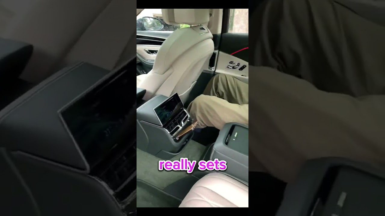 Bentley Flying Spur Rear Interior