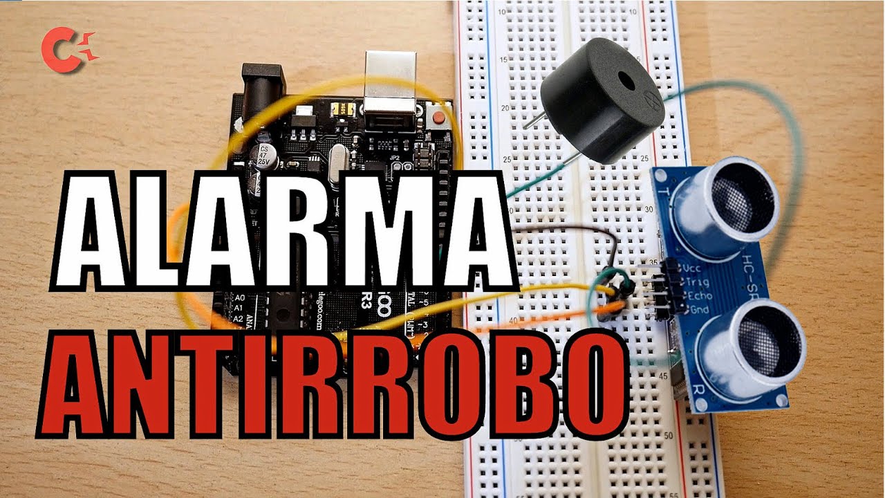 ALARMA CASERA ANTIRROBO con ARDUINO y SENSOR ULTRAS&Oacute;NICO | Como hacer