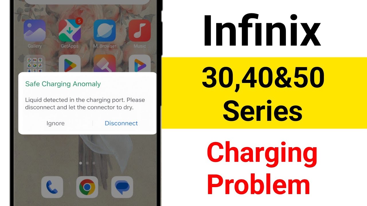 Infinix 30,40 & 50 Charging Problem || Safe Charging Anomaly problem on Infinix Phone