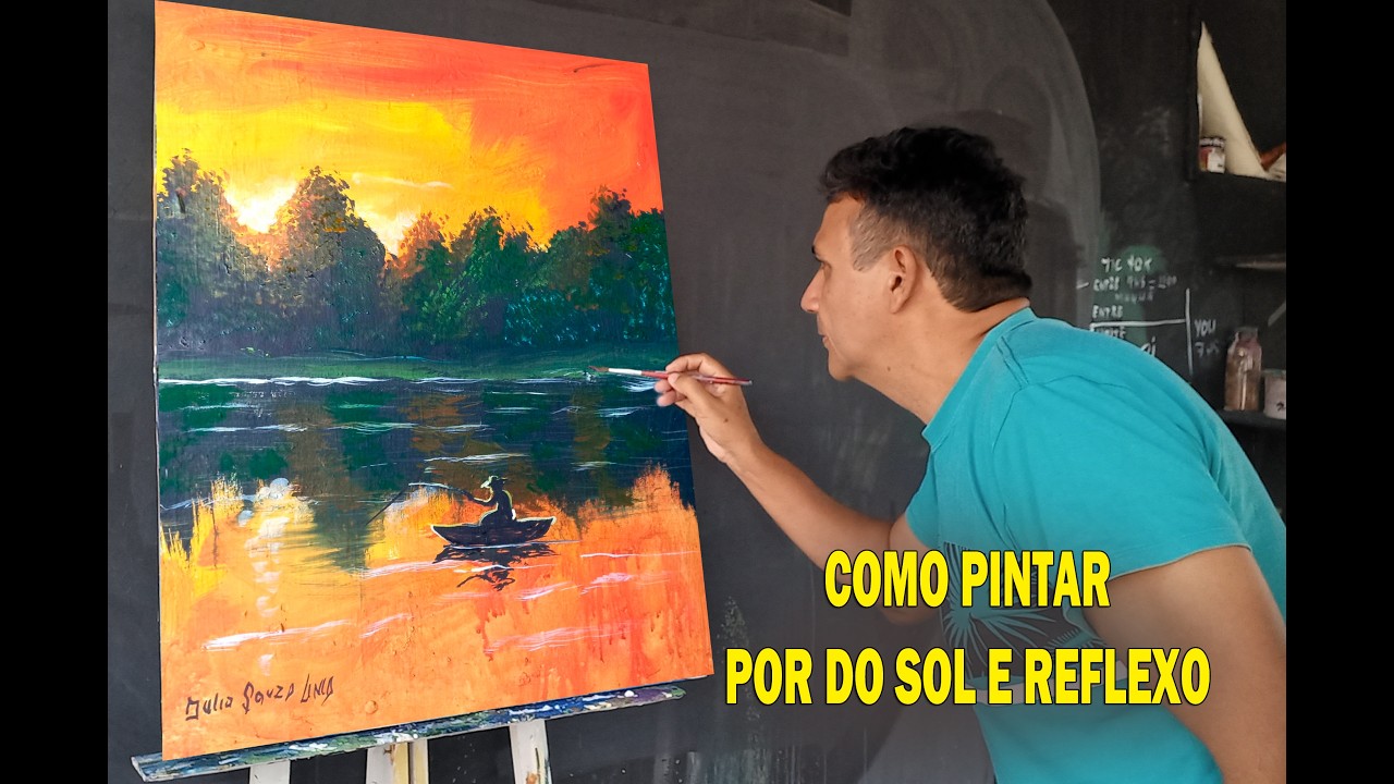 Aula de pintura para iniciantes 