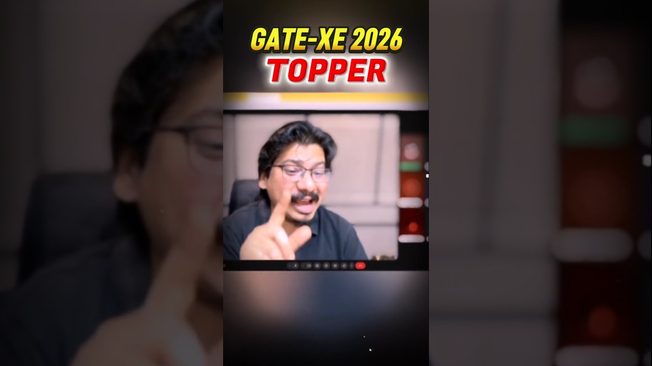 🏆 VOICE of GATE-XE TOPPER |  79 Marks in GATE-2026 XE | #NEGI10 #NEGIsoldier