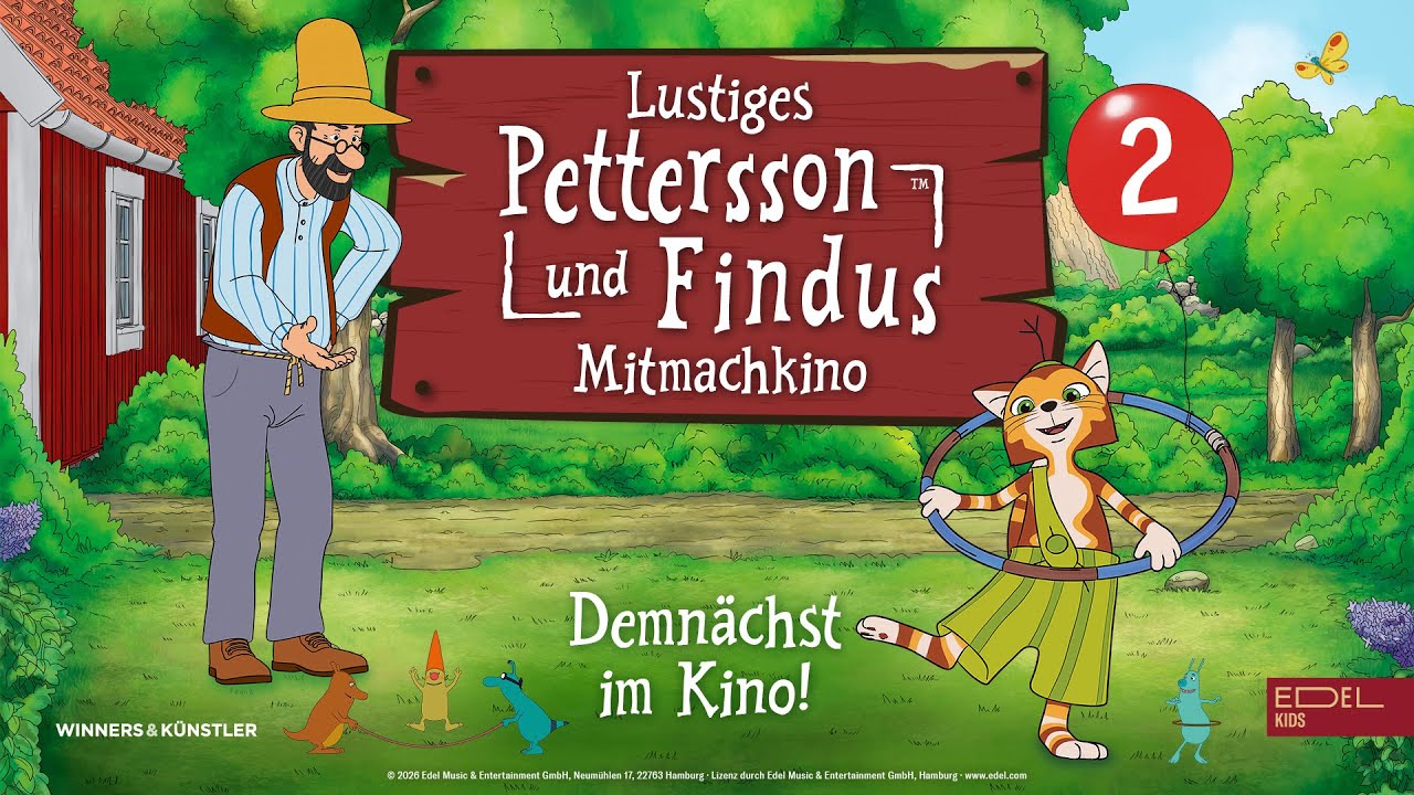 LUSTIGES PETTERSSON UND FINDUS MITMACHKINO 2! Ab 26. März 2026 im Kino!