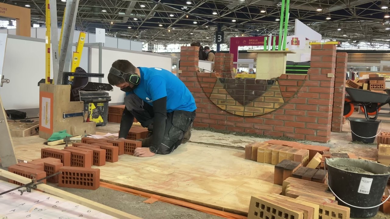 Worldskills France à Lyon : les jeunes maçons sur le pont