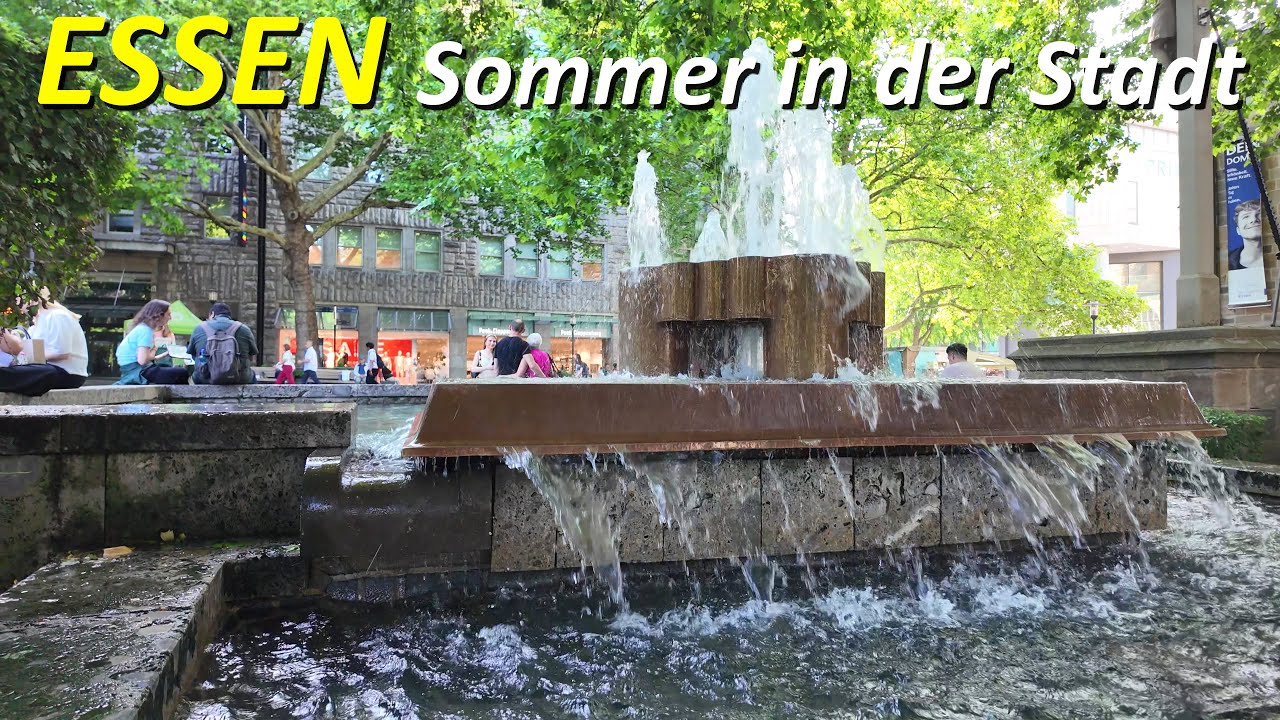 Stadt Essen walkingtour 4K | Sommer 2025