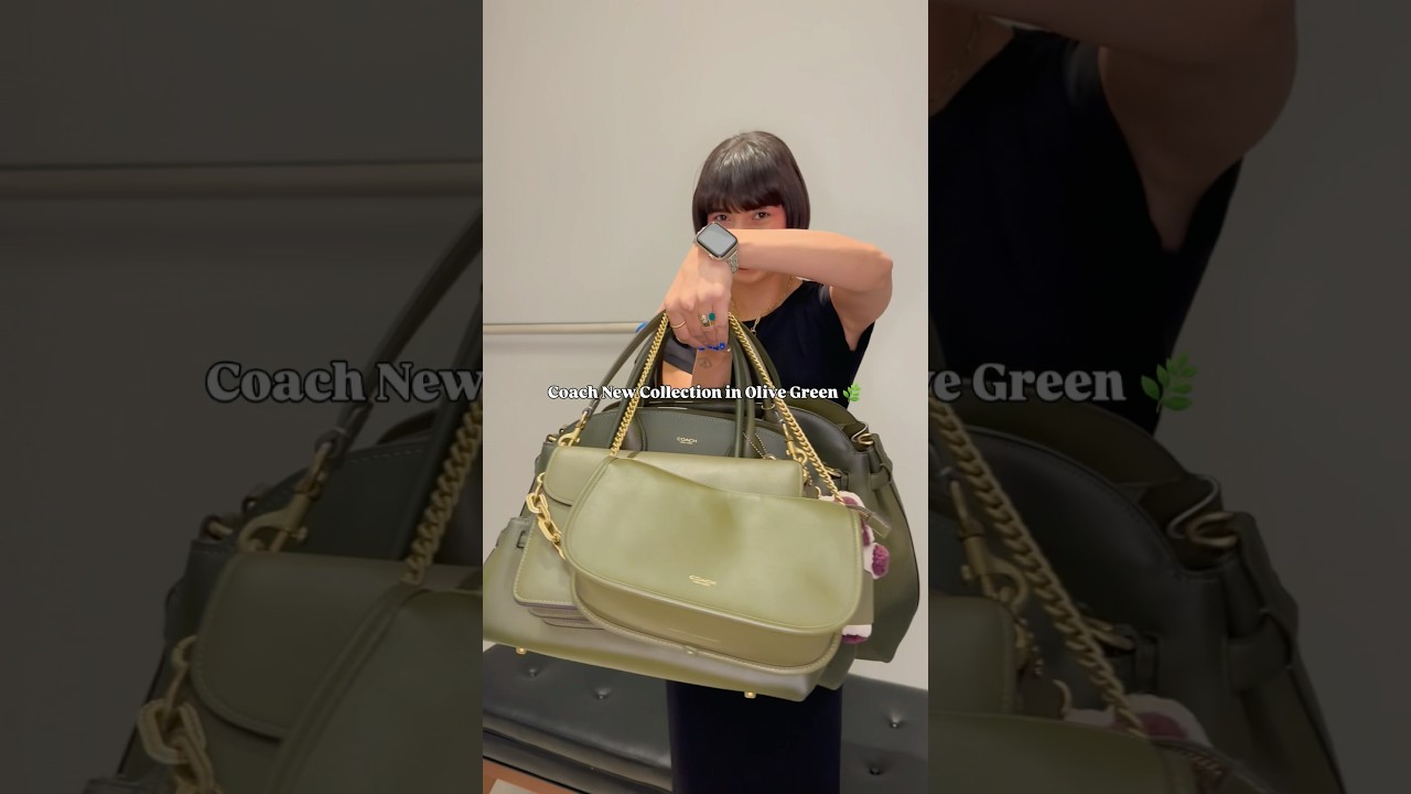 New @coach Olive green collection 🫒🌿 #coachny #coachretailemployee #coach