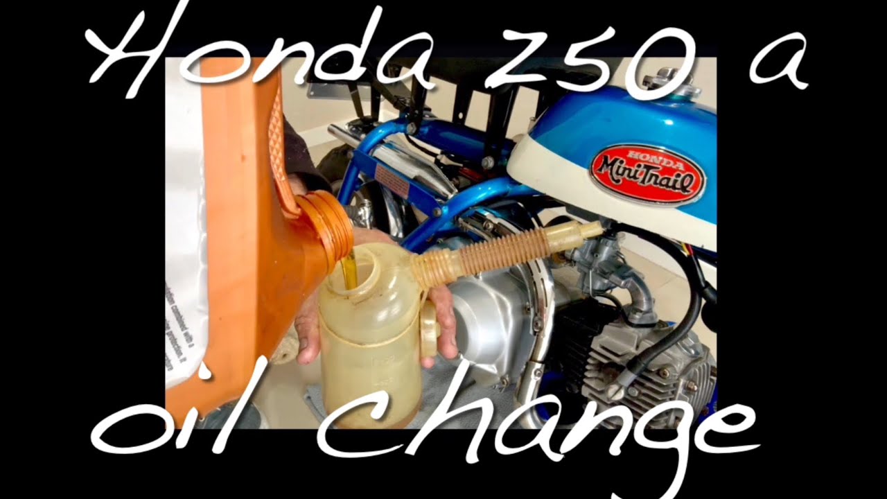 Honda z50 oil change how to  (ASMR) #hondaz50 #hondamotorcycles #asmr