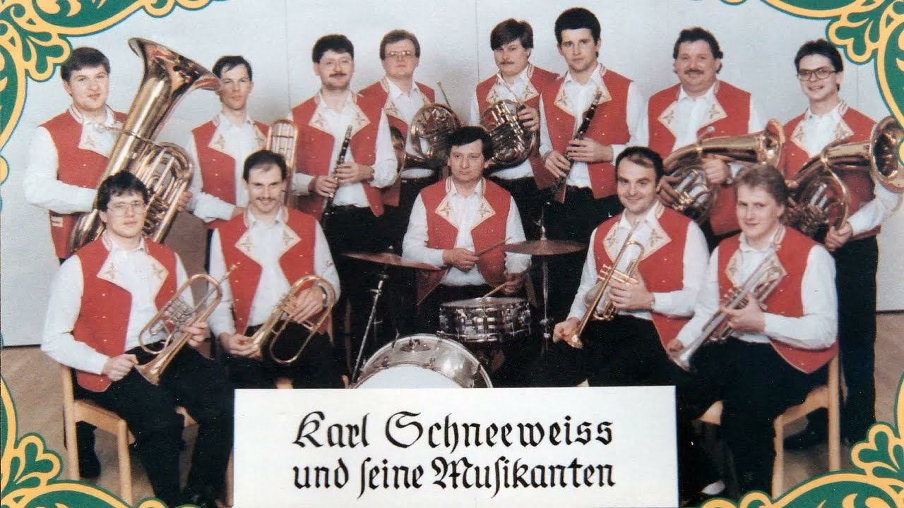 Schneeweiss Musikanten - Schau hinauf zum Himmelszelt (Polka mit Gesng)
