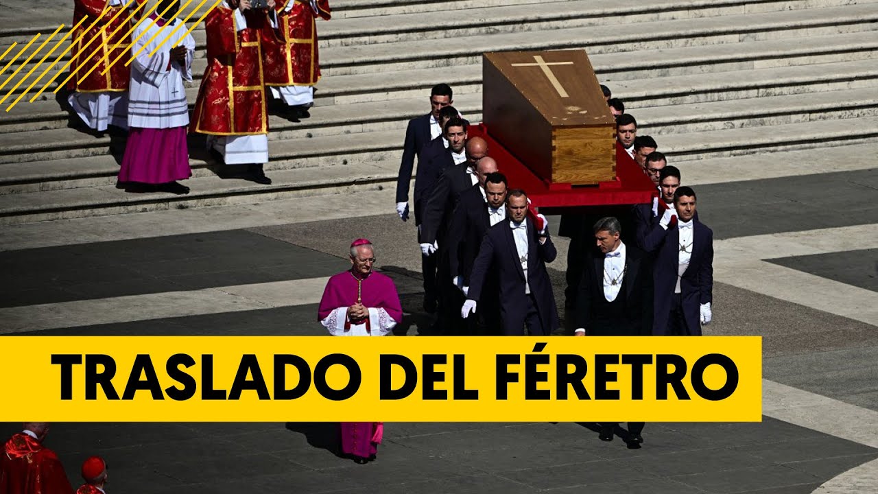 Así fue la salida del féretro del Papa Francisco desde la basílica de San Pedro