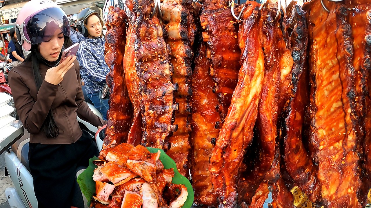 Level Extreme! 60 Roasted Duck & Pork 30 Kg Sold A Day! Cambodian Street Food