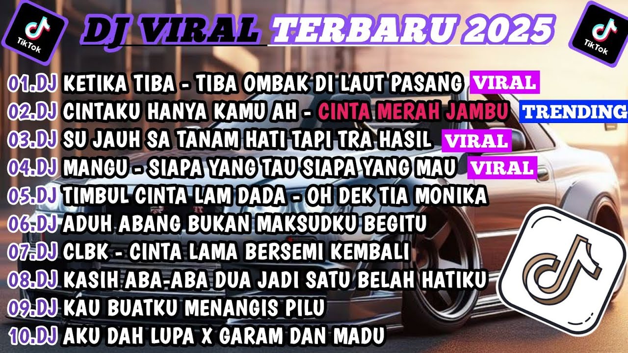 DJ TIKTOK TERBARU 2025🎵DJ KETIKA TIBA TIBA OMBAK DI LAUT PASANG - RINDU AKU RINDU KAMU🎵 FULL ALBUM