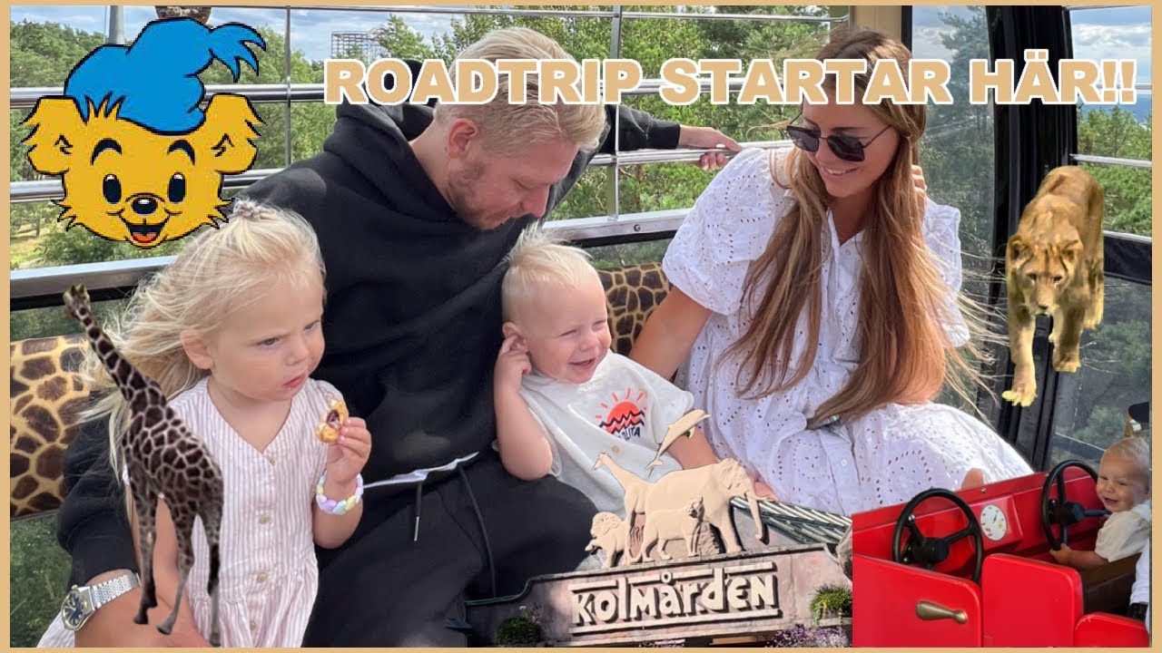 SAFARI PÅ KOLMÅRDEN OCH BARNEN ÅKER FRITT-FALL PÅ BAMSES VÄRLD!