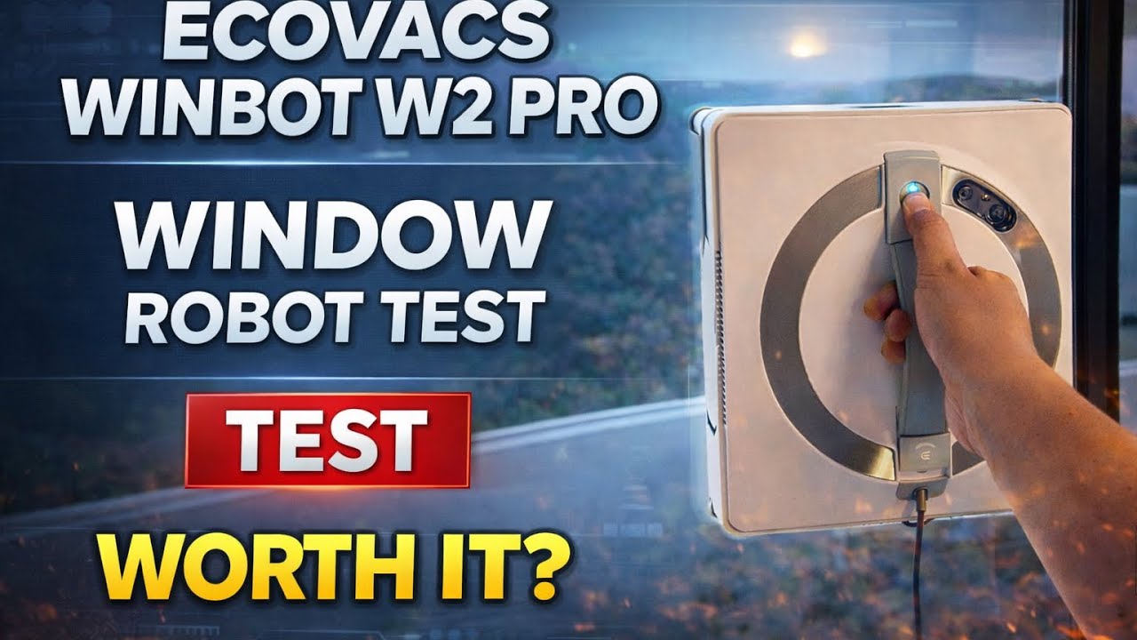 Настройка и конфигурация робота-стеклоочистителя ECOVACS Winbot W2 Pro Omni — обзор робота для мы...