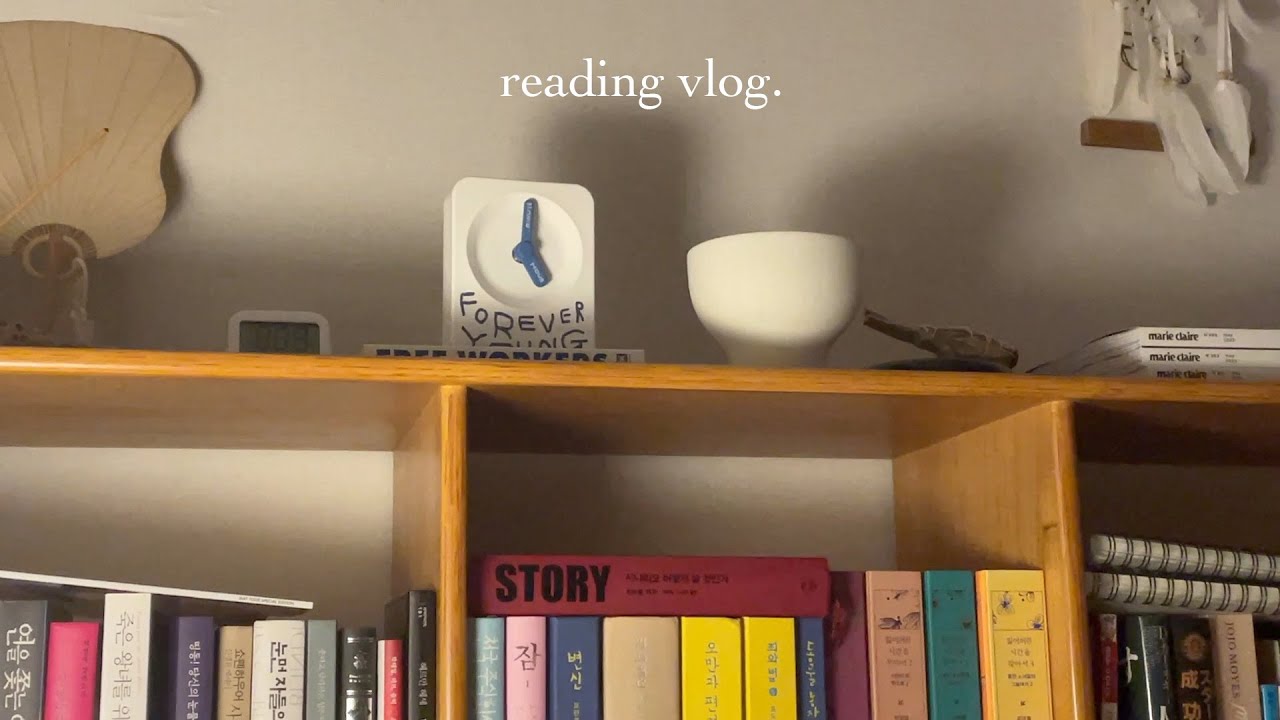 독서 일상 브이로그. 고양이 밥셔틀의 미라클 모닝💫 이북리더기 사고 병렬독서가 더 늘어버린 요즘📚