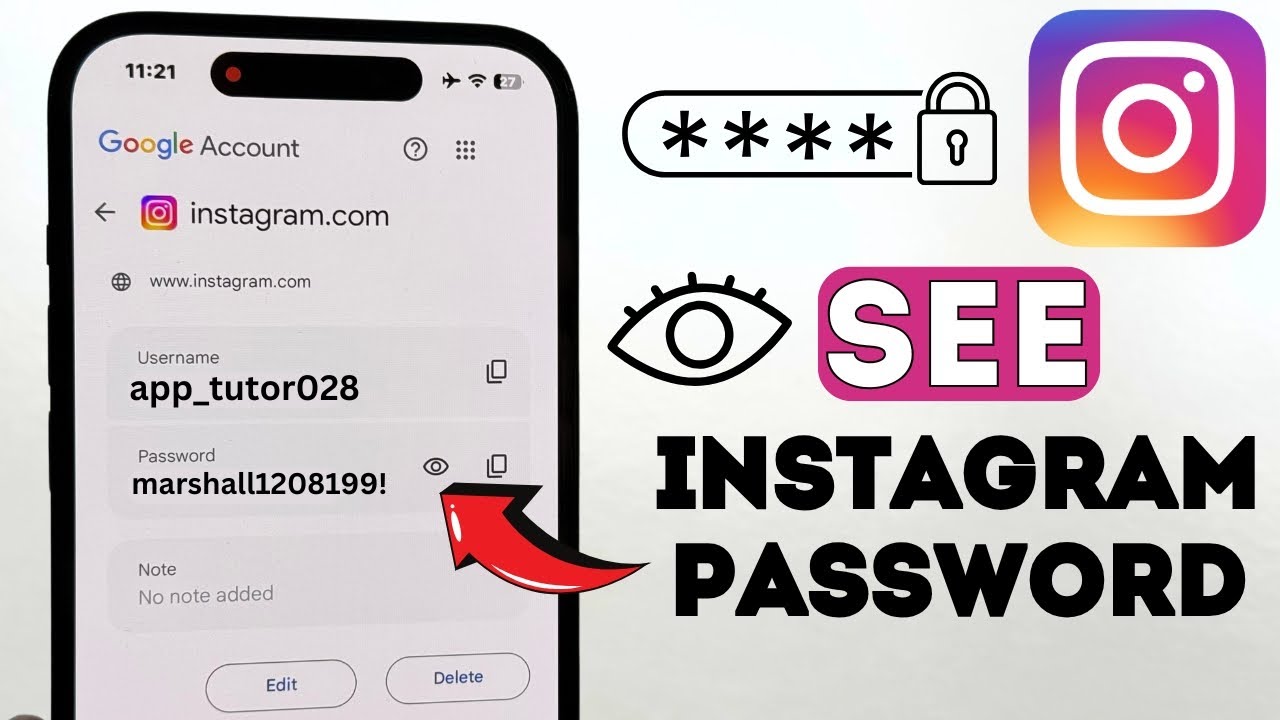 Как узнать свой пароль в Instagram, если вы его забыли (2025) Я нашёл свой пароль в Instagram