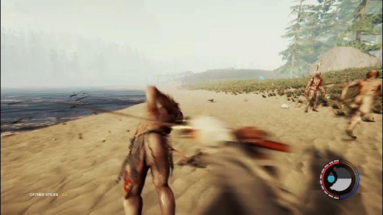The Forest Hard Survival | 1 Life 100 Days E2 | The Katana, Chainsaw and Climbing Axe