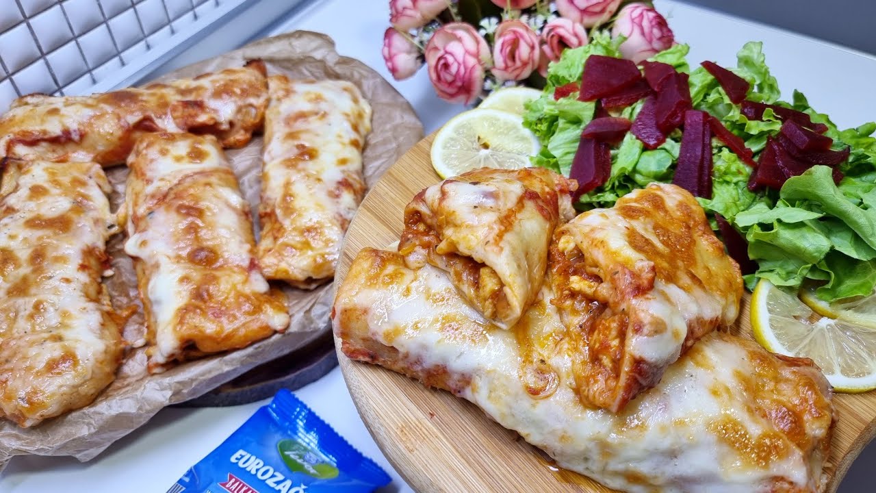 Dreka më e shijshme që ekam provu - Llazanja role me fileta pule met knaq 🥰