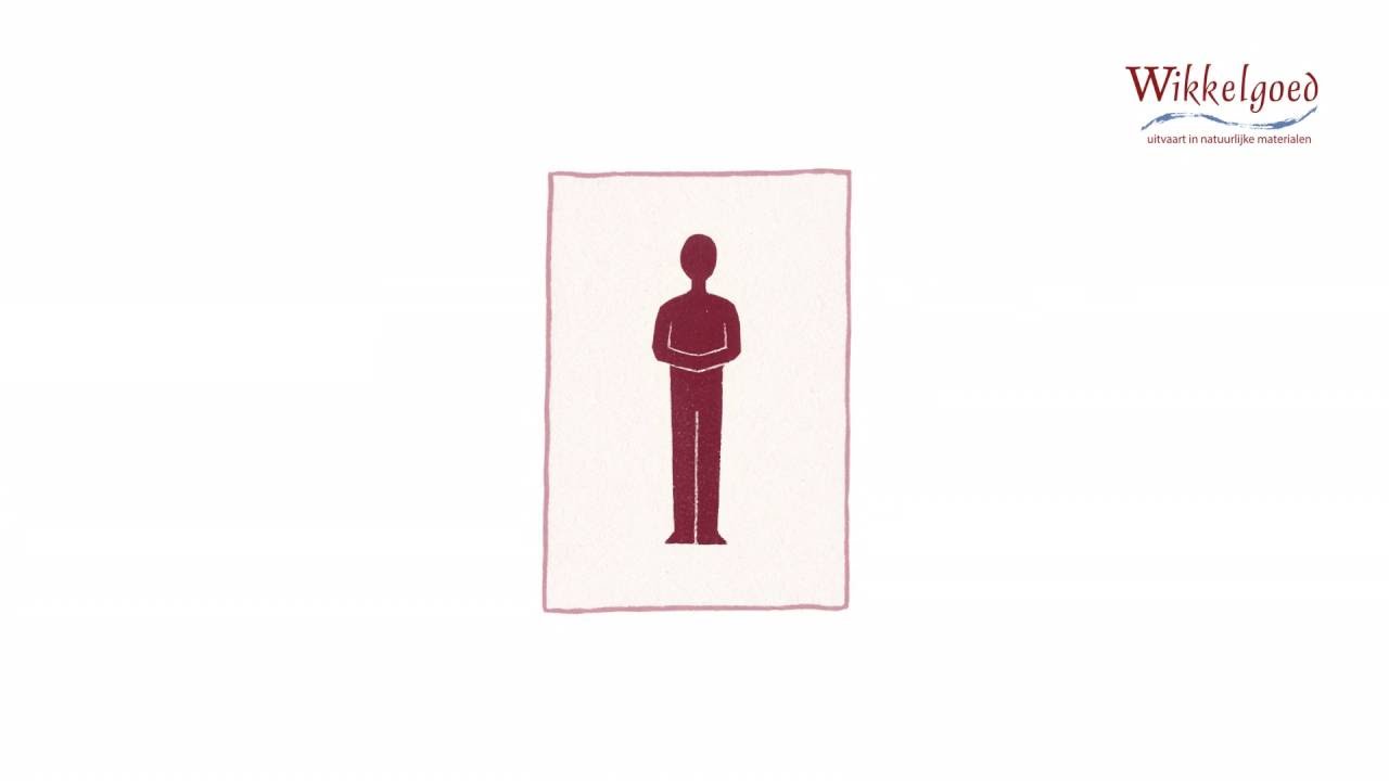 Wikkelgoed lijkwade vouwinstructie 'sluiten'