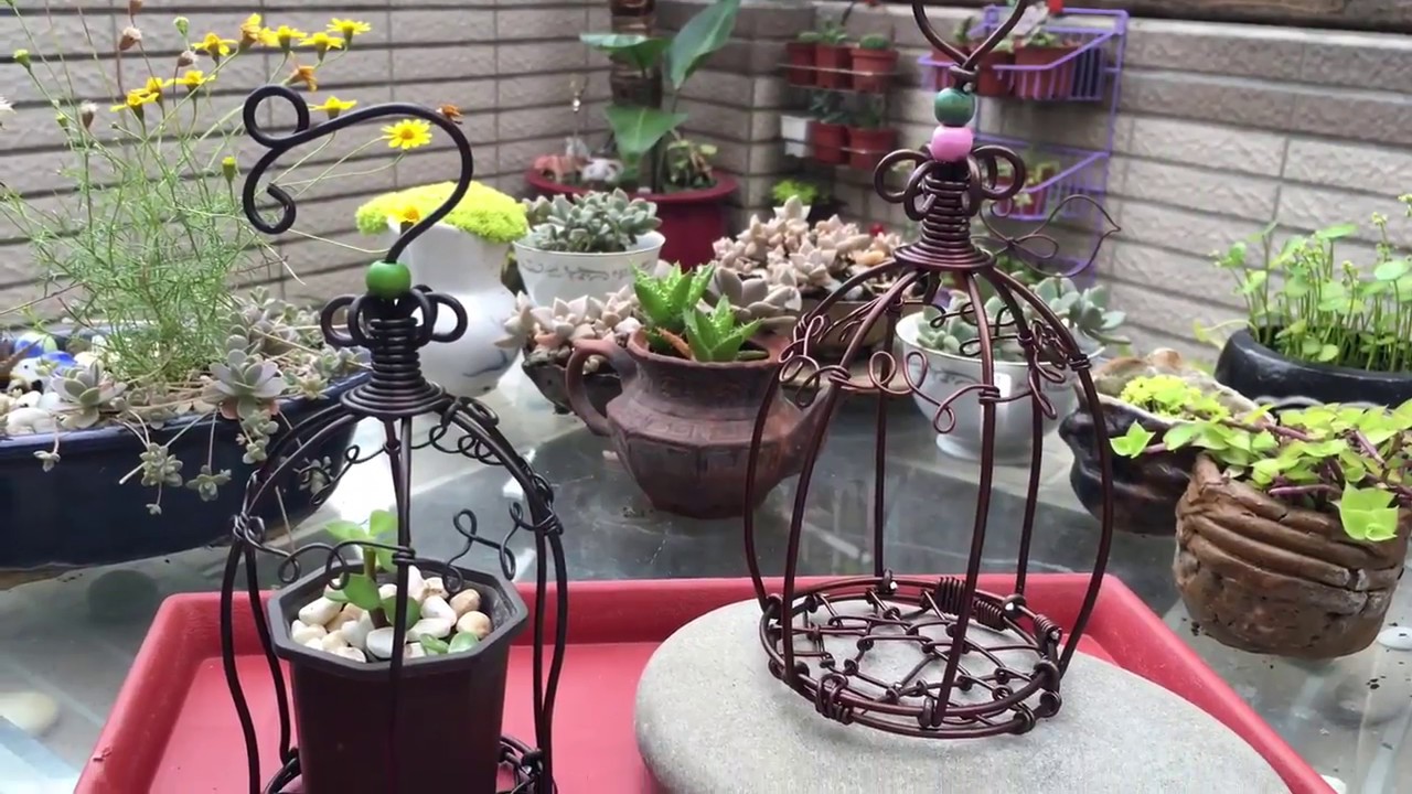 鳥籠底蓋 絲絲入扣 鋁絲創作