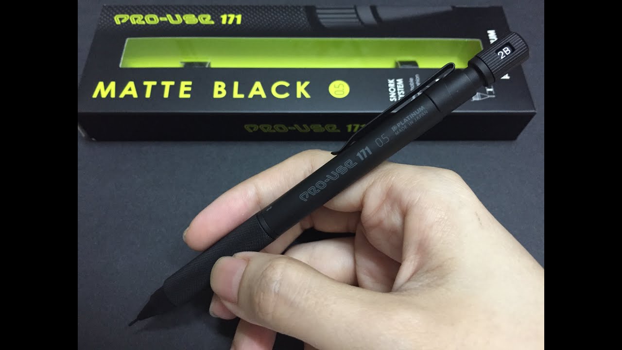 [Subtitle] Platinum Pro-use 171 matte black. Is this fancy looking pencil worth it?