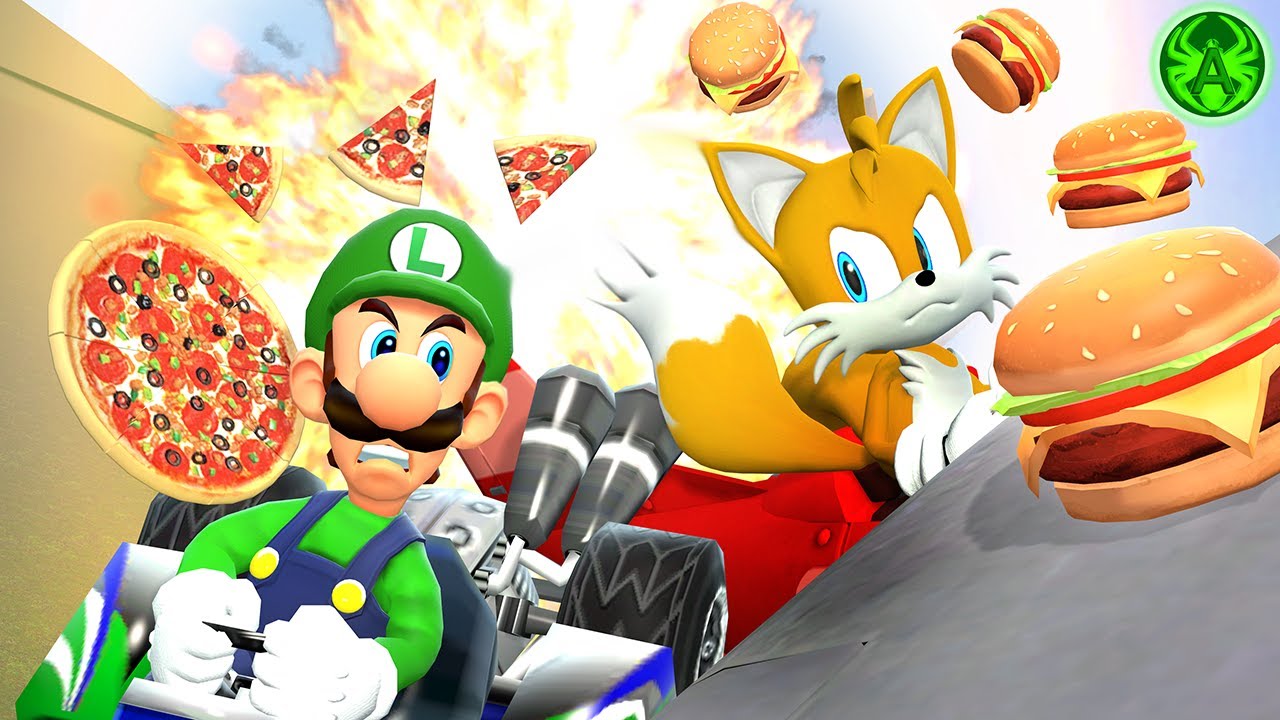 Luigi vs Tails – Food Delivery Competition Around the World!