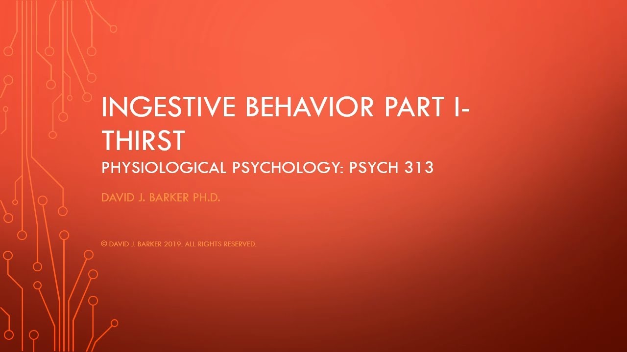 14--   Neuroscience of Ingestive Behavior