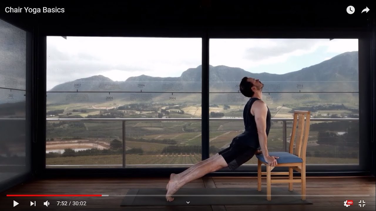 Basic Iyengar - Chair Yoga Basics - with Pauline