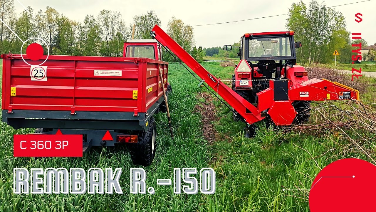 Cięcie bez granic ✬ RĘBAK R-150 ✬ Super Maszyna vs Ursus C 360