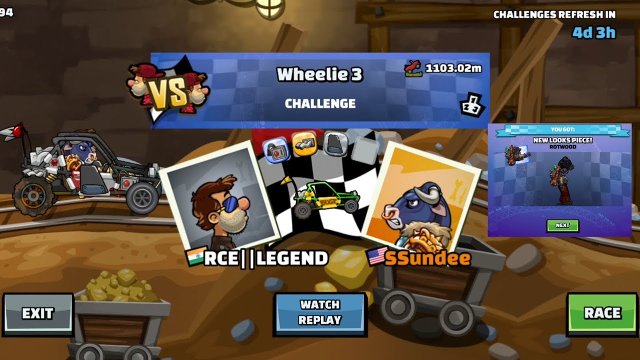 FINALLY!! LEGENDARY SKIN PIECE IS BACK IN FEATURED CHALLENGES - Hill Climb Racing 2