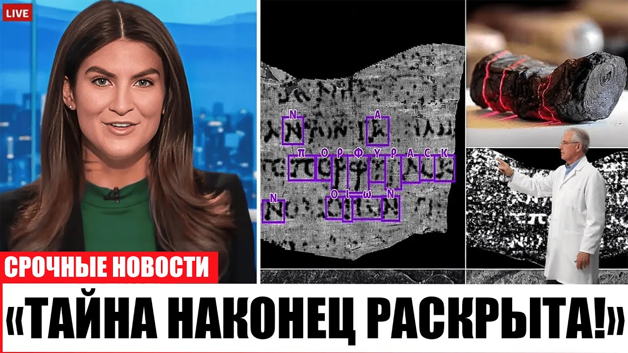 ИИ оживил свиток Везувия: текст заговорил спустя 2000 лет!