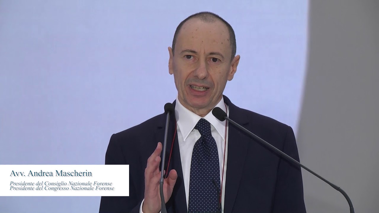 L'intervento del Presidente del CNF Andrea Mascherin al XXXIV Congresso Nazionale Forense