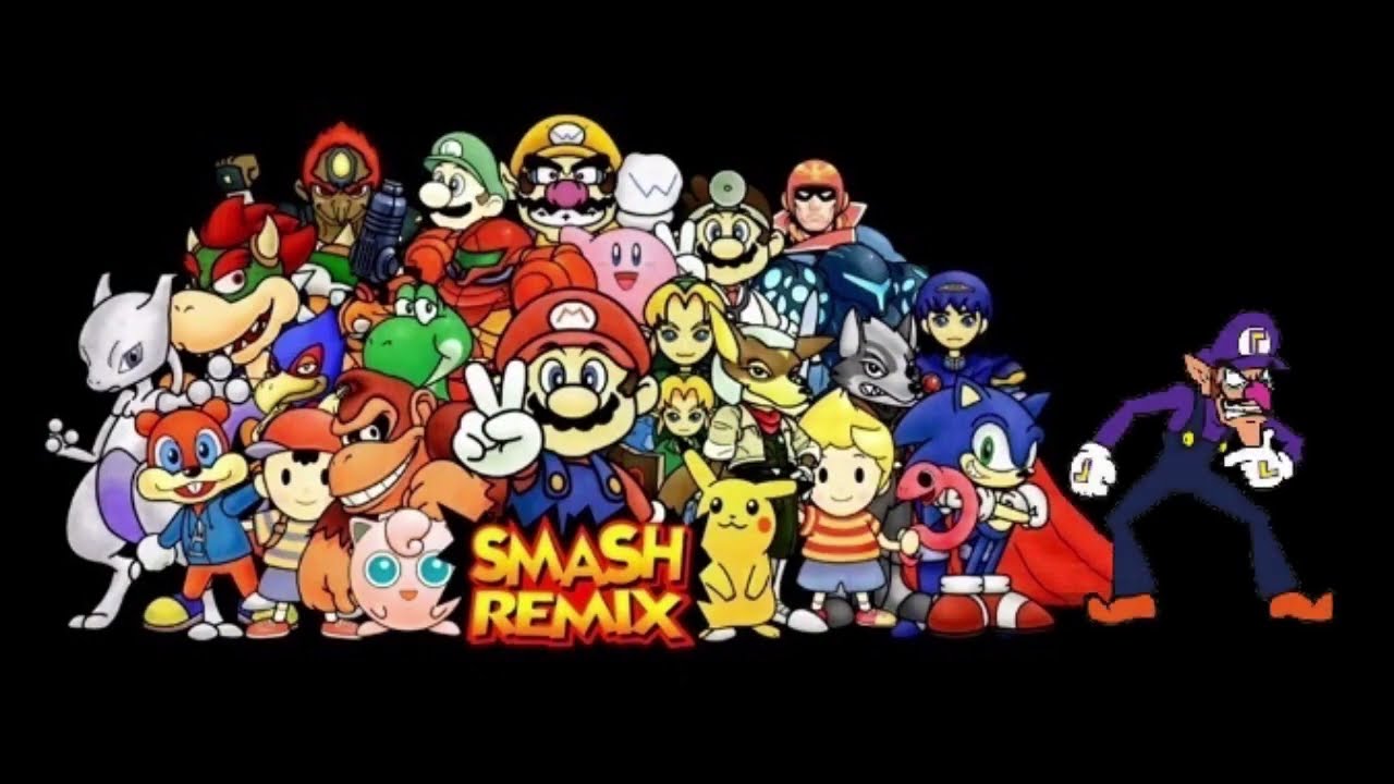 Smash Remix version 1.3.0 Waluigi Reveal trailer (fan made)
