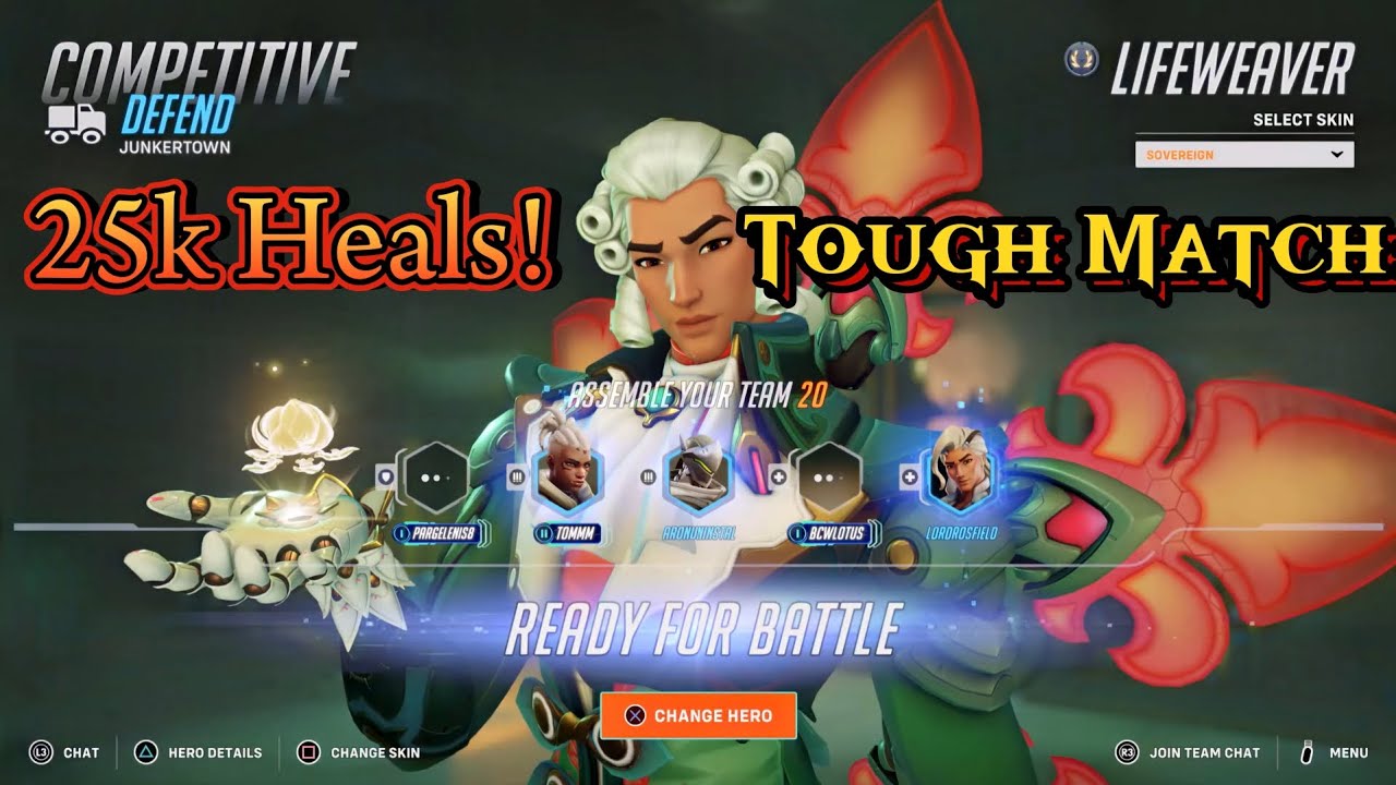 25k Healing as Lifeweaver – But We Still Lost?! (No Commentary)
