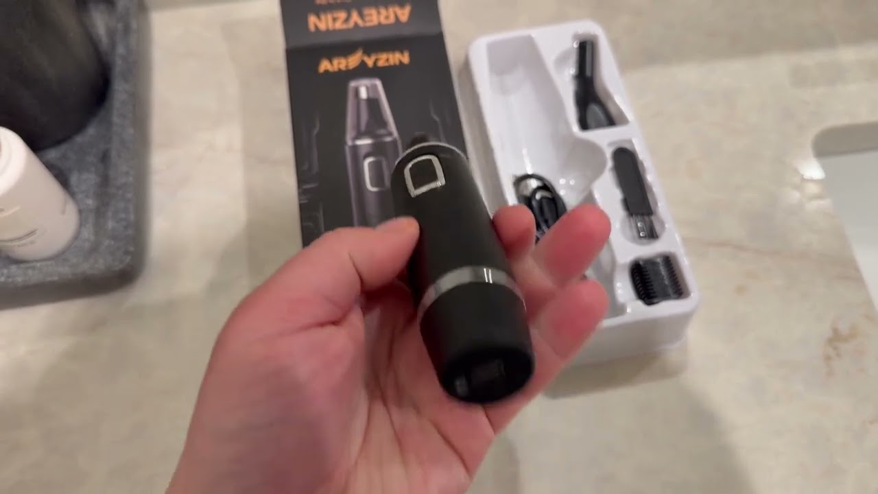 AREYZIN Nose Hair Trimmer for Men,Rechargeable Ear and Nose Trimmer