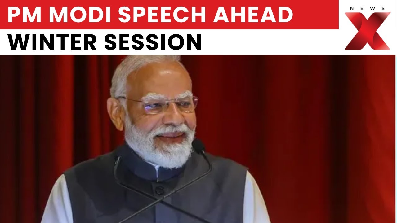 PM Modi Speech Ahead Winter Session: Focus On Progress, Democracy & Nation Building