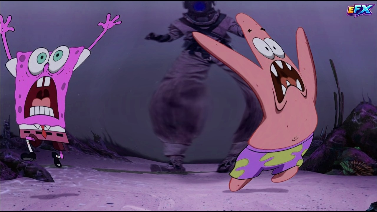 SpongeBob Movie - GIANT IN BIKINI BOTTOM?!! (Sponsored by: Klasky Csupo 2001 Effects)